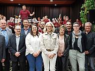 Hauptversammlung 2025 in Fußbach | Helmut Lauble sowie das neu gewählte Präsidium: Ewald Glatz, Richard Krupp, Bernd Schmieder, Amelie Dreher, Sascha Jager, Daniela Polap, Martina Lauble, Nico Armbruster, Michaela Rohkohl, Klaus Schmid, Stefan Polap