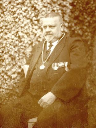 Bürgermeister Ludwig Wolpert aus Schiltach  Erster Präsident des  Blasmusikverbandes Kinzigtal  von 1922 - 1925  