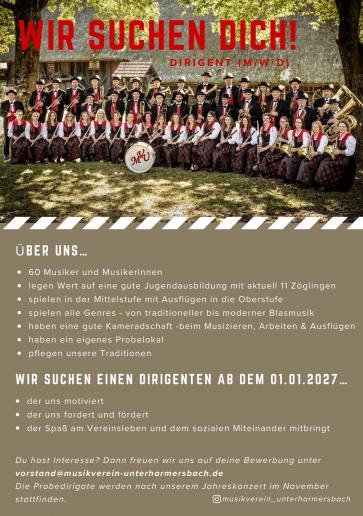 Musikverein Unterharmersbach e. V. | Dirigent gesucht